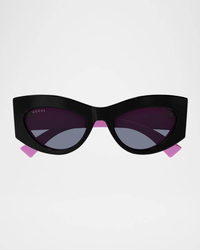 Cat-Eye Recycled Acetate Sunglasses